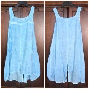 Beulah Blue Lagenlook Summer Dress